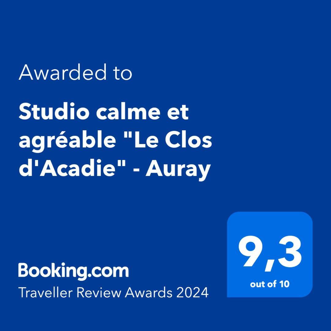 Ferienwohnung Studio Calme Et Agreable "Le Clos D'Acadie" - Auray Exterior foto